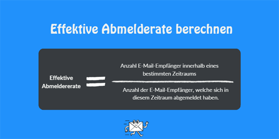 Effektive Abmelderate