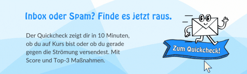 Mach den Deliverability-Quickcheck und sieh, wo deine größten Hebel liegen: Setup, Listenhygiene, Versandverhalten und Monitoring.